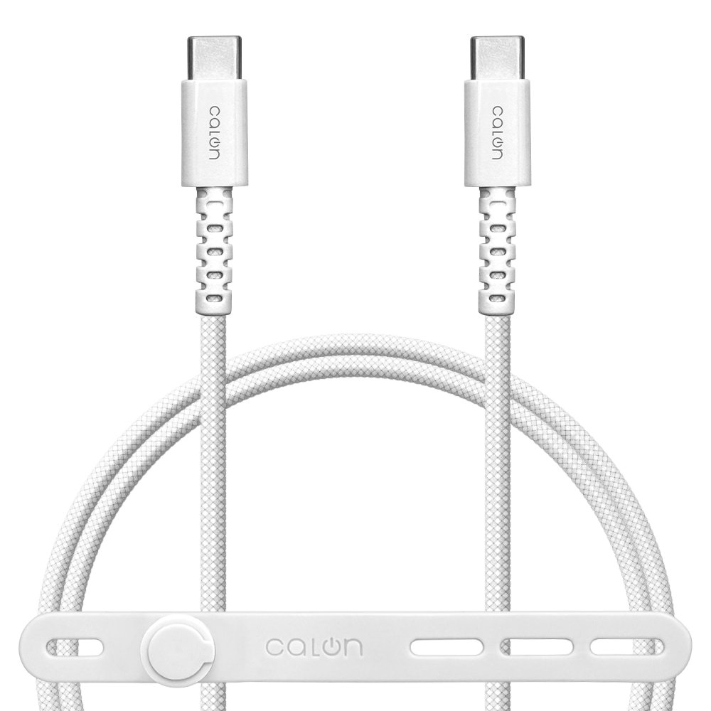 iPhone15 スマホ ケーブル PD対応 丈夫 強靭 ナイロンケーブル calon