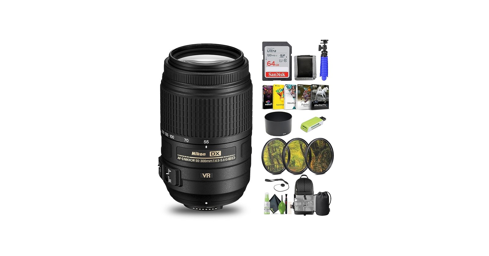 Amazon | Nikon - AF-S DX NIKKOR 55-300mm f/4.5-5.6G ED VR 望遠