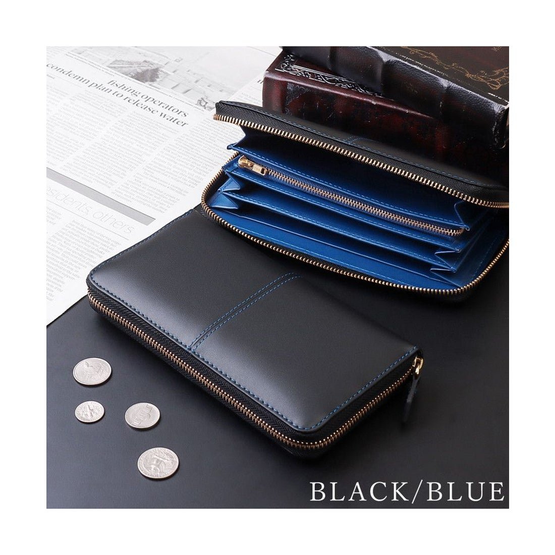 ディアブロ DIABLO 長財布 メンズ ブランド ラウンドファスナー 財布