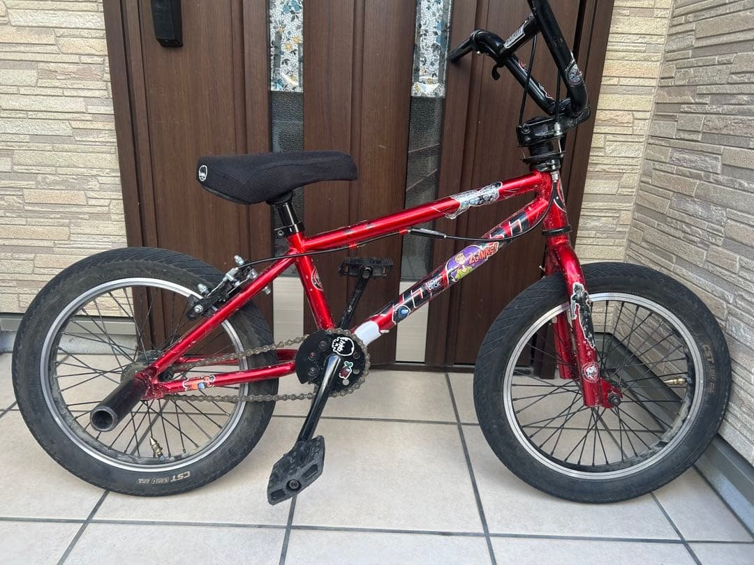 レッド BMXバイク 16インチ 子供用自転車 16インチ/20インチ 幼児用自転車 マウンテンバイク BMX