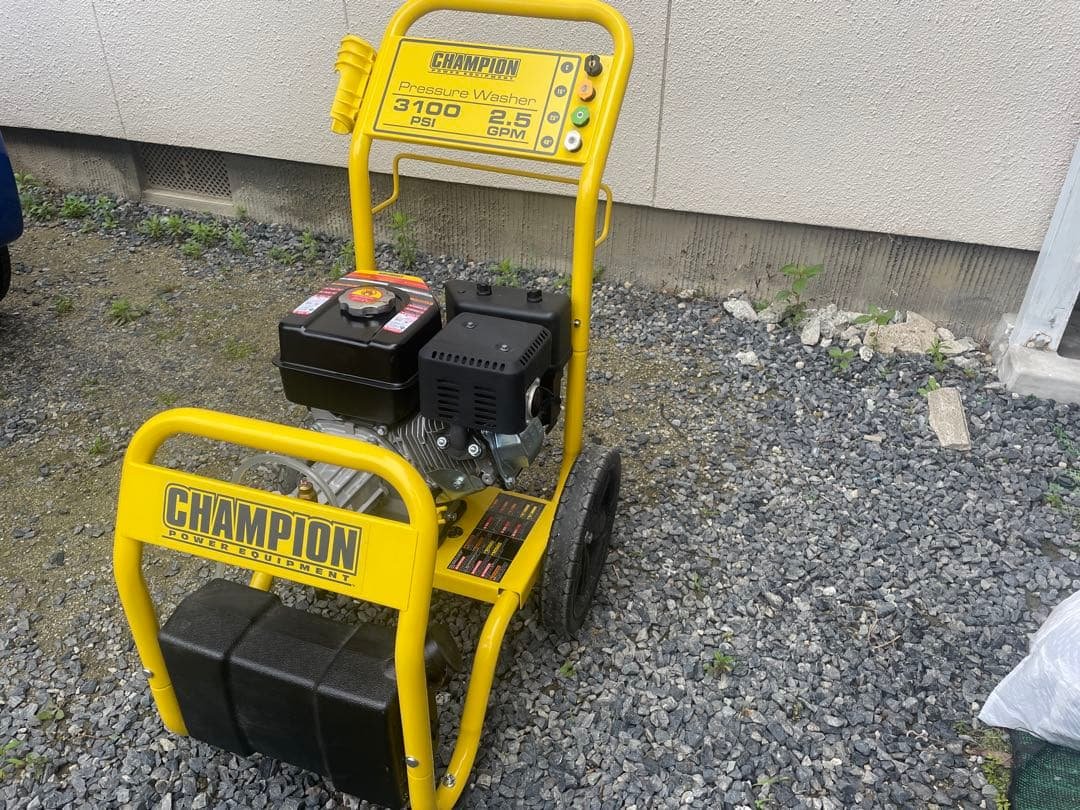 Champion 高圧洗浄機 3100 PSI 本体 Amazon | Champion Power Equipment 3100-PSI 2.2-GPM ロー