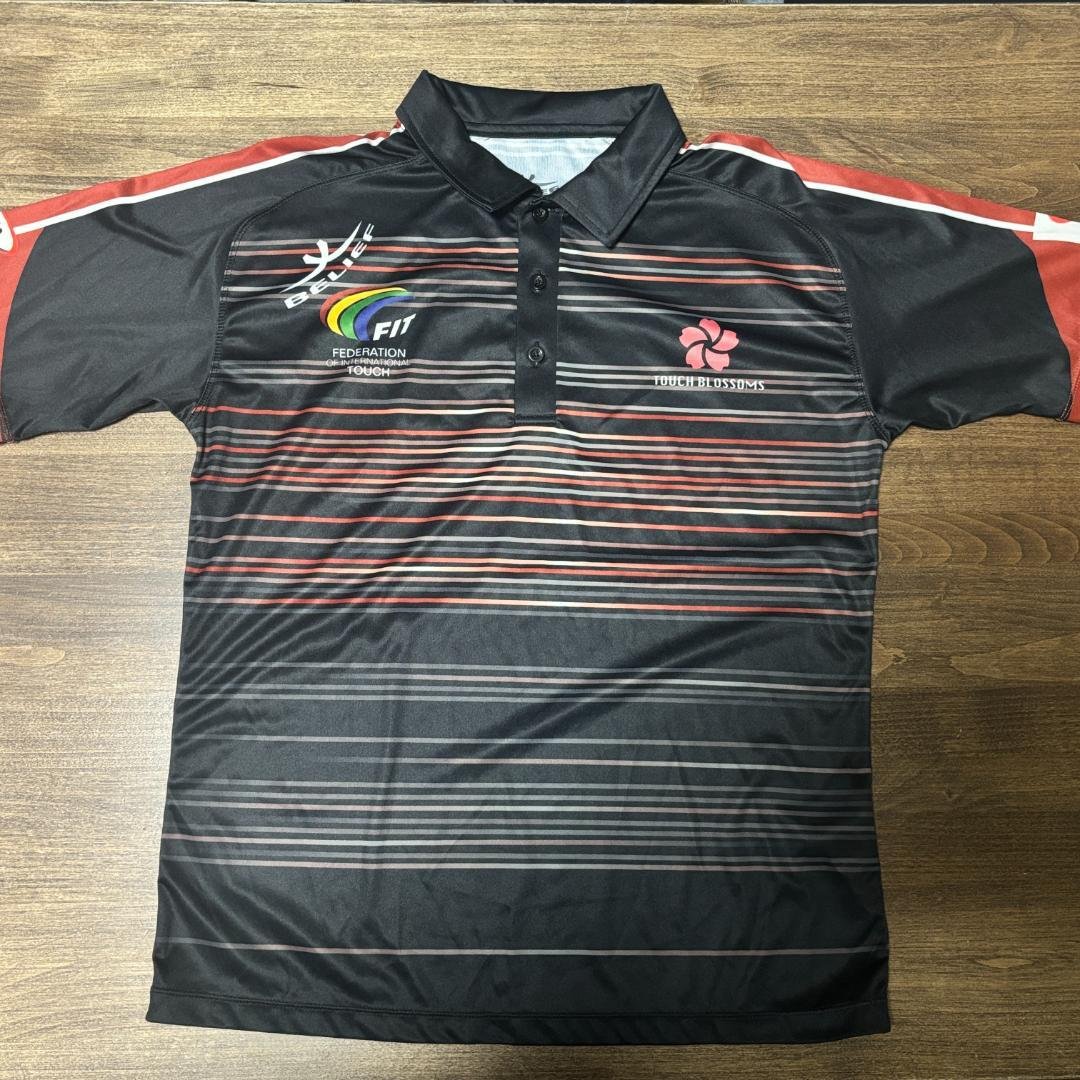 ◇タッチラグビー日本代表チーム タッチブロッサムズ ポロシャツ ジャージ Japan Touch Men's Open Team タッチラグビー男子日本代表