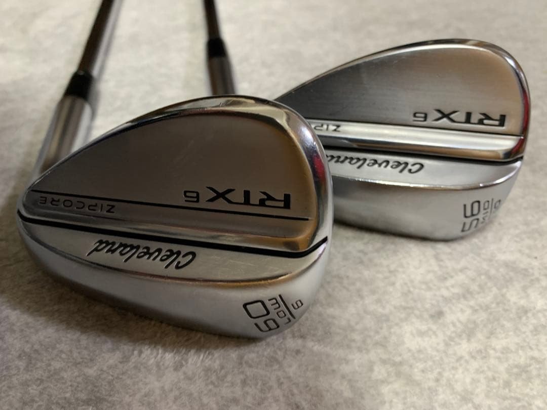 セット RTX6 ZIPCORE 56 MID/60/LOW/DG S200 ウェットでもスピン性能が落ちない？クリーブランドが「RTX 6